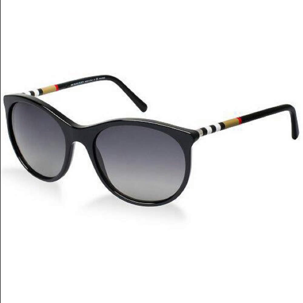 Burberry Black Polarized Women's Sunglasses B4145